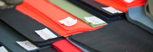 Gestanzte und sortierte Laschen