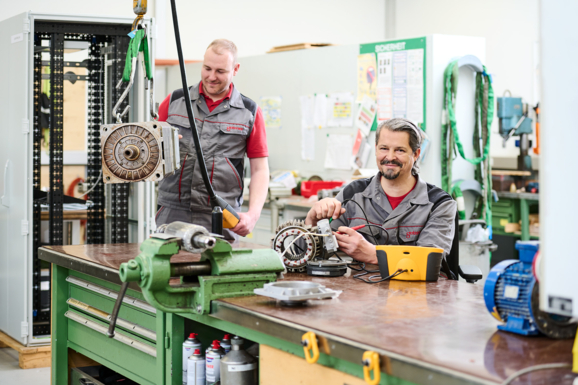 Handwerker in der Metalltechnik