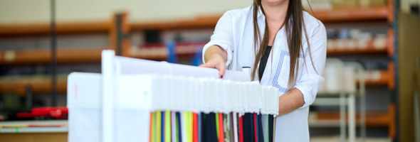 Selay und die fertigen Laschen