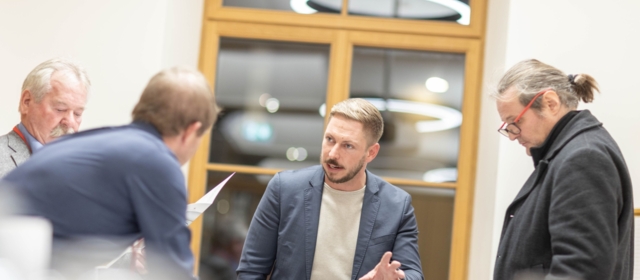 Markus Dannreuther im Gespräch mit Architekten
