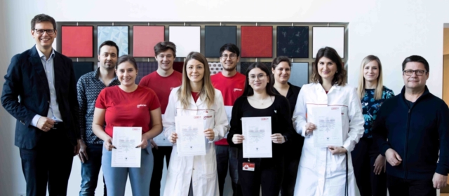 Nine Getzner apprentices celebrated their completion of apprenticeship.