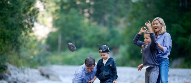 Family at Bürser Schlucht